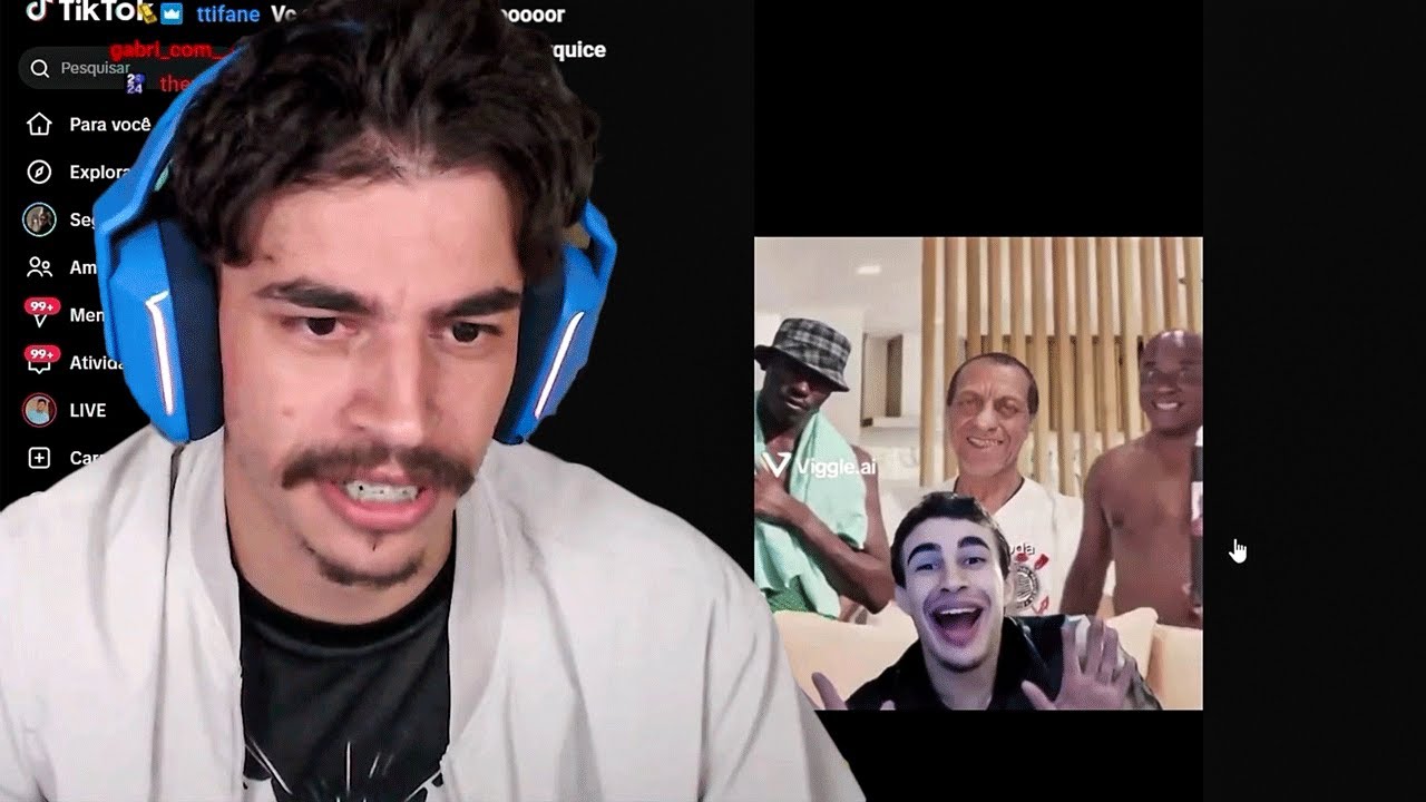 BISTECONE REAGINDO A SEUS MEMES NO TIKTOK