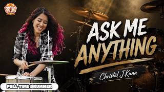 FULL TIME DRUMMER CHRISTAL J.KUNA ANSWERS YOUR QUESTIONS! | Kopibros (Ask Me Anything) screenshot 5