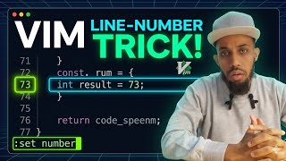من الحيل الجميلة في الـ Vim Editor