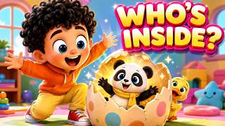 Tap Tap Little Egg! Who's Inside | Kids Song