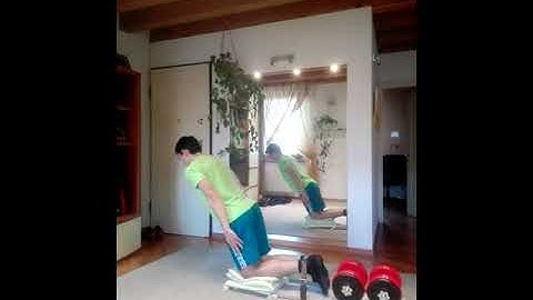 Nordic hamstring curls, 5 concentric repetitions, simple home setup.