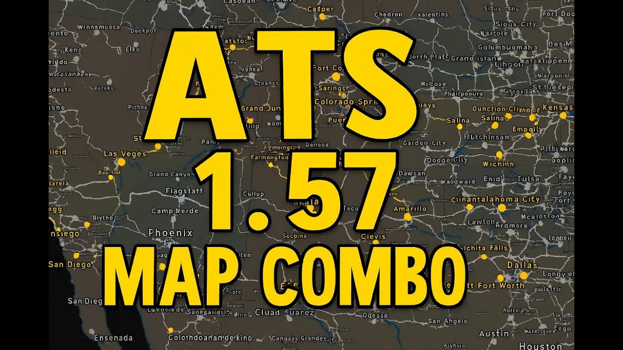 ATS Map Combo 1.57 mit Beyond und Trucksmap USA