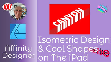Cool Isometric Design and Shaping On The iPad with Affinity Designer In A Few Simple Steps