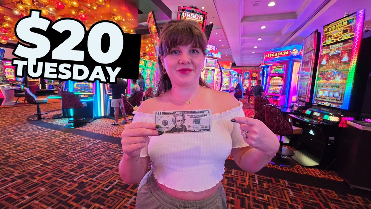 I Put $20 in 10 Slot Machines at Golden Nugget Las Vegas!