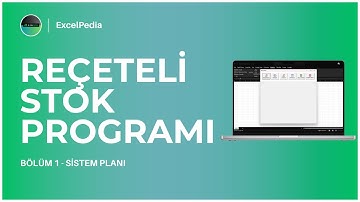 VBA Userform - Reçeteli Stok Programı - Bölüm 1