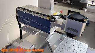 Speedy Laser Split portable type 3W/5W UV laser marking machine