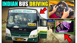 Indian Bus Driving On Most Dangerous Roads Gone Wrong Gameplay With Logitech G29 screenshot 5