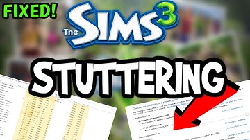 Fix Sims 3 FPS Drops & Stutters (100% FIX)