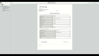Maintenance Request Report Odoo V18