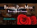 Relaxing Piano Music - Rain and Soft Thunder