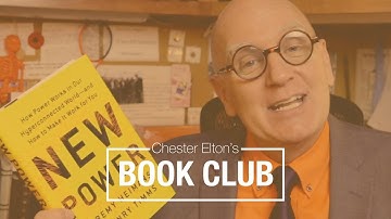 "New Power" by Henry Timms and Jeremy Heimans. Weekend Book Club recommendation