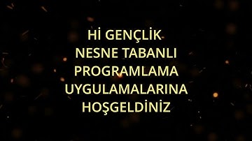 Nesne Tabanlı Programlama Uygulamaları 6(Rasgele 10 Sayının Tek ve Çift Olarak Ayıran Program)