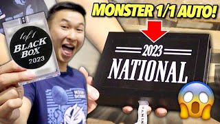 I traded all my redemptions for THIS INSANE 1/1 BLACK BOX...  (Annual National Vlog)