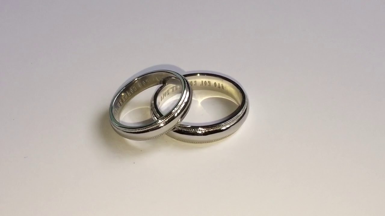 Обручальные кольца Millgrain