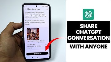 Share ChatGPT Conversation with Anyone on Android or iPhone 🔁