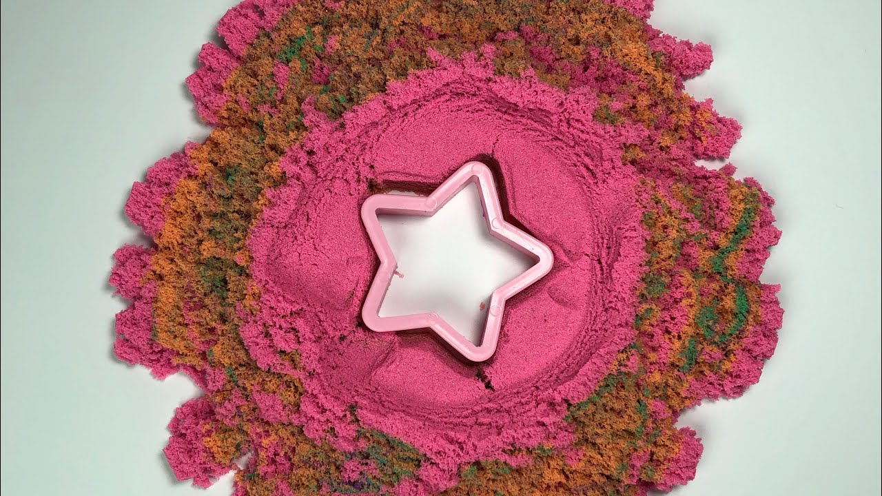 World's oddly satisfying videos. Relaxing Kinetic Sand ASMR - YouTube