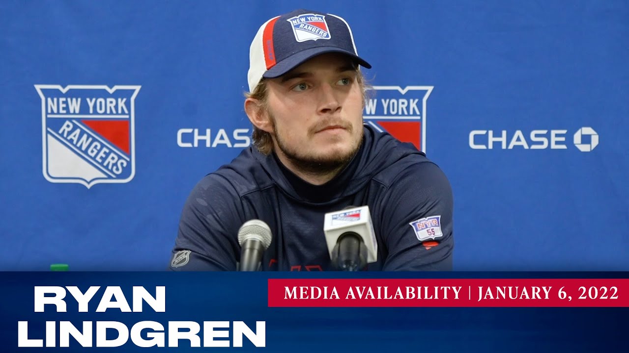 New York Rangers: Ryan Lindgren Pregame Media Availability