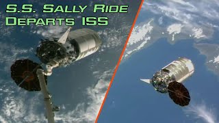 S.S. Sally Ride Departs ISS