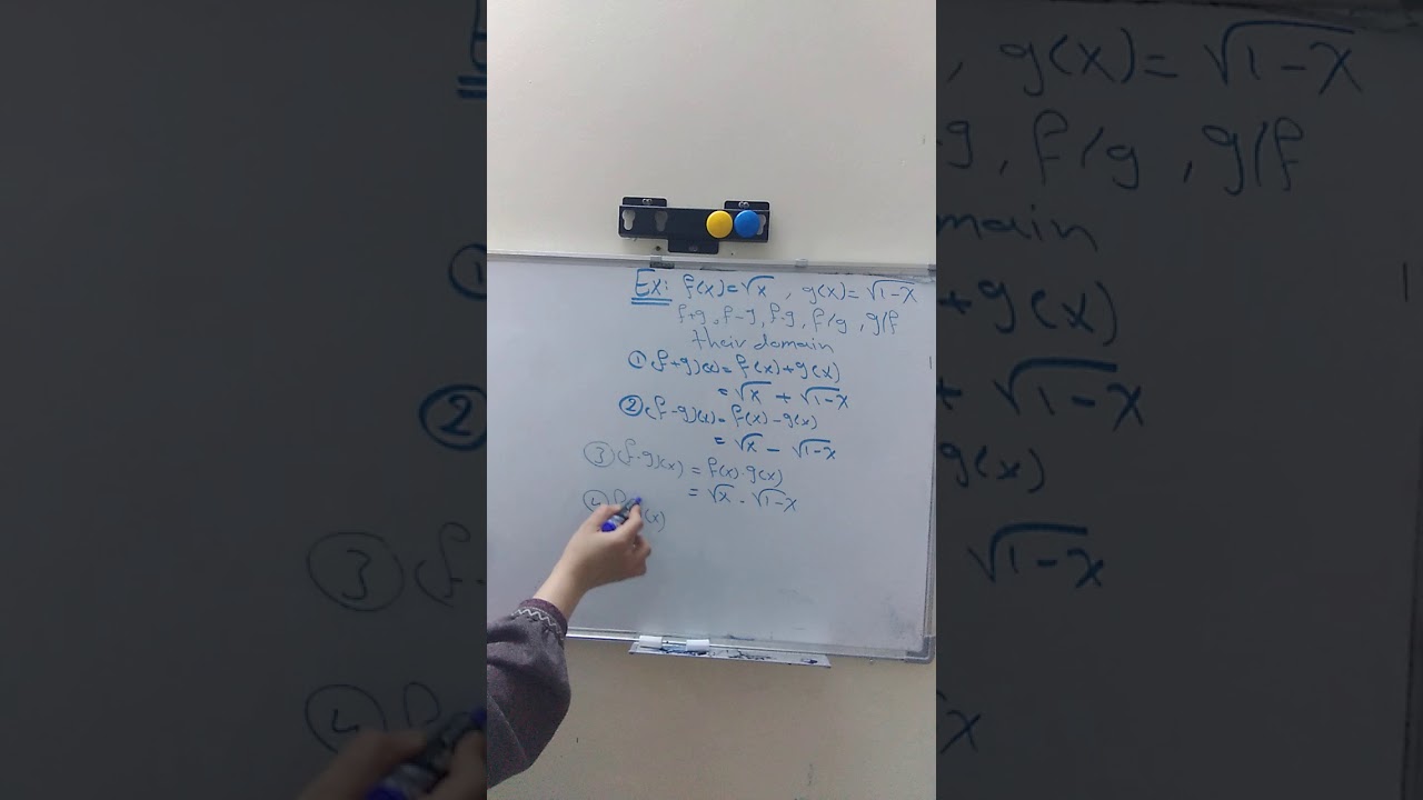 تفاضل وتكامل مرحلة أولى.. محاضرة 6.. ج1.. العمليات على الدوال