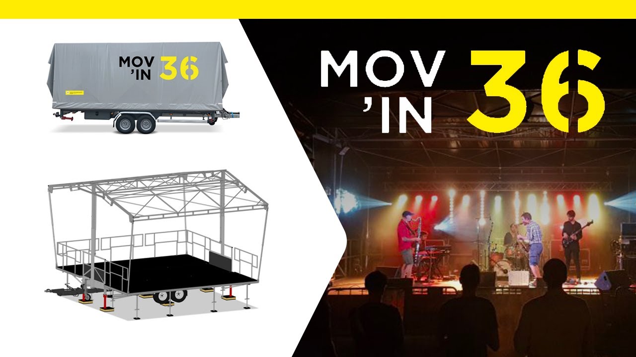 Mobile Stage: MOV'IN36 - The Small, Compact, and Efficient Stage