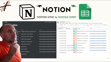 🚀   Notion synced database blocks & Google Sheet