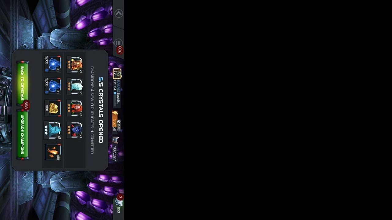 My 3 star crystals opening