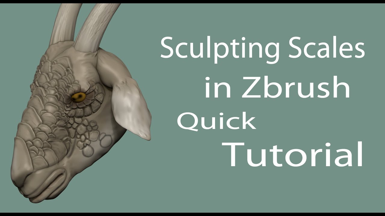 sculpting scales zbrush