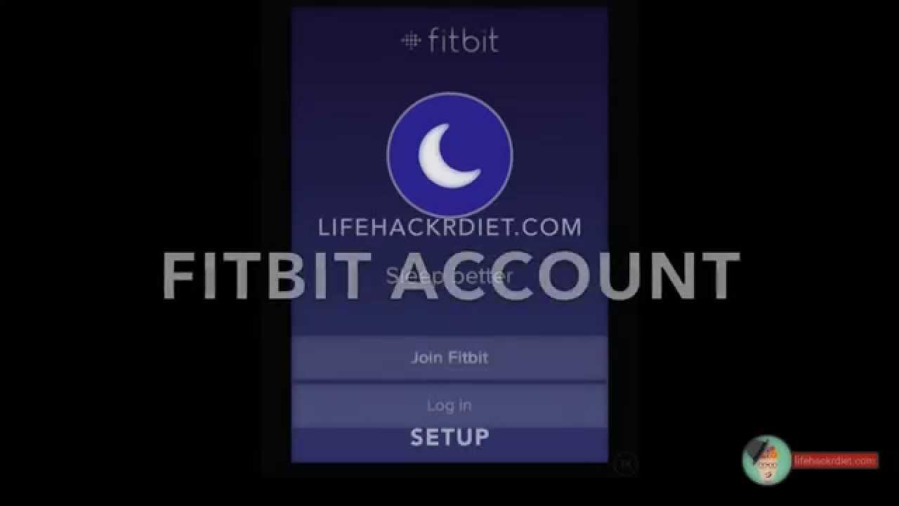 sign up fitbit