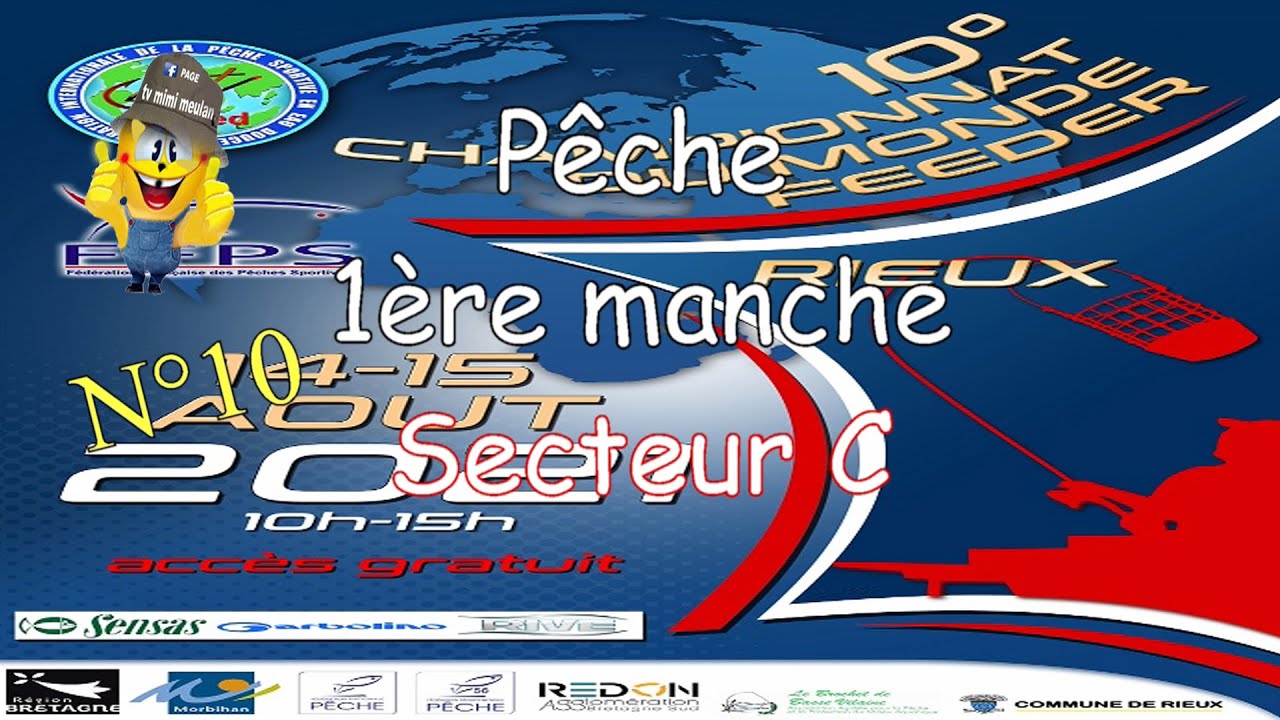 Championnat du Monde de pêche au feeder 2021 Samedi 14 août 1ère manche secteur C  N°10