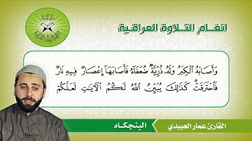البنجكاه  - القارئ عمار العبيدي -  سورة البقرة