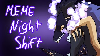 Night Shift meme // meme animation // Creatures of sonaria // (Flash Warning and some Blood)