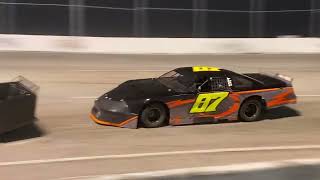 April 16, 2022 Huntsville Speedway Mini Mod Race Finish.