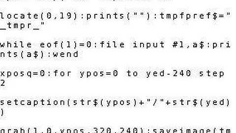sdlBasic - selfmade video