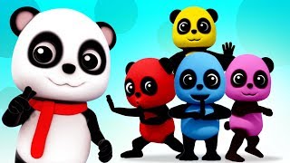 Five Little Babies Jumping On The Bed | Nursery Rhymes and Kids Songs | Baby Rhyme