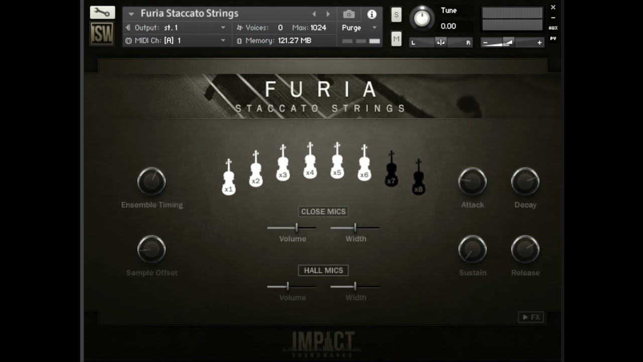 Furia Staccato Strings by Impact Soundworks - Demo
