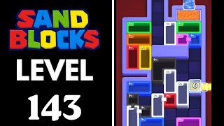 Sand Blocks: Drop Puzzle Level 143 Walkthrough 