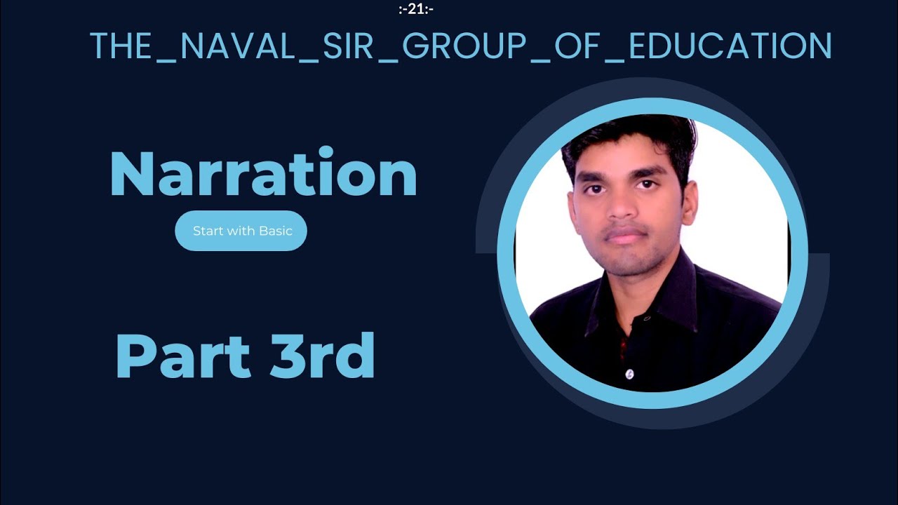 Tense Change in Narration | Direct–Indirect Rules | SSC English | Naval Sir