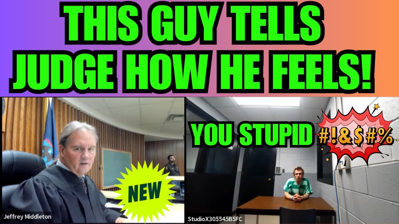 Judge Middleton Handles Man With A Foul Mouth YouTube