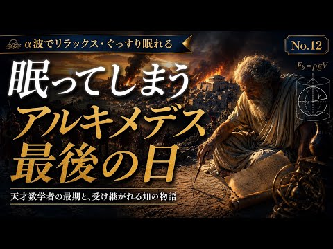 【眠れる数学】アルキメデス最後の日｜天才数学者が命より守ったもの【睡眠導入・作業用・リラックス】