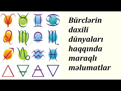 Bürclərin daxili dünyaları haqqında maraqlı məlumatlar. Burcler haqqinda melumat.