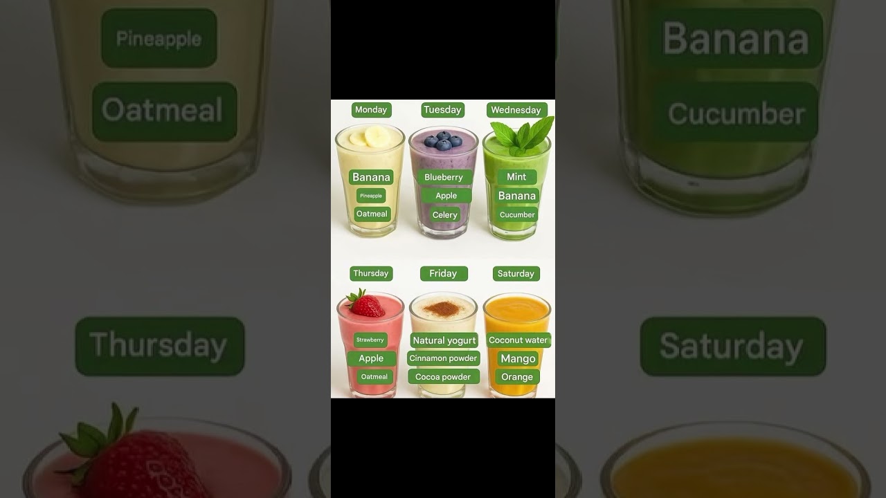 7 Days Challenge for Weight Loss Smoothie 