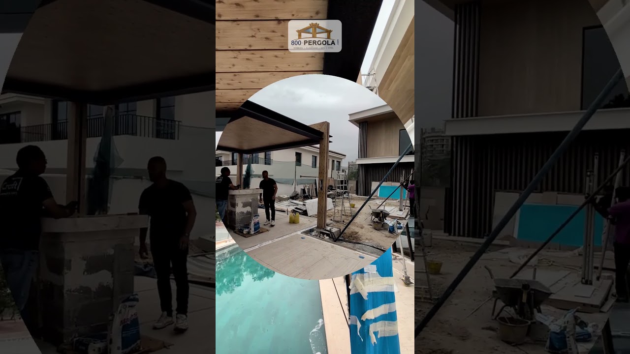 Dubai Villa Outdoor Upgrade | Pergola at Jumeirah Golf Estates by 800 PERGOLA