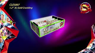 CLE5007 1.2'' XL GOLD CRACKLING