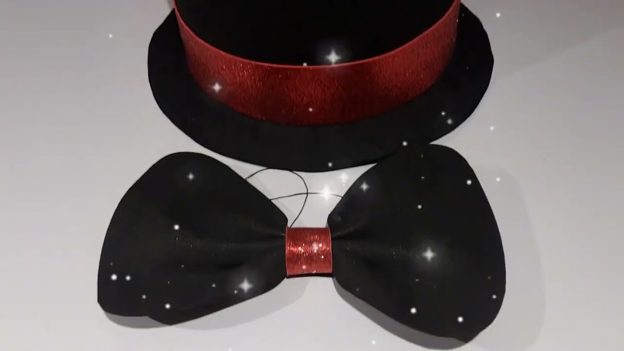 😍Como fazer Cartola de Eva Fácil com Gravata