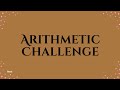 Ultimate Arithmetic Challenge: Boost Your Speed in Addition, Subtraction, Multiplication & Division! ⚡