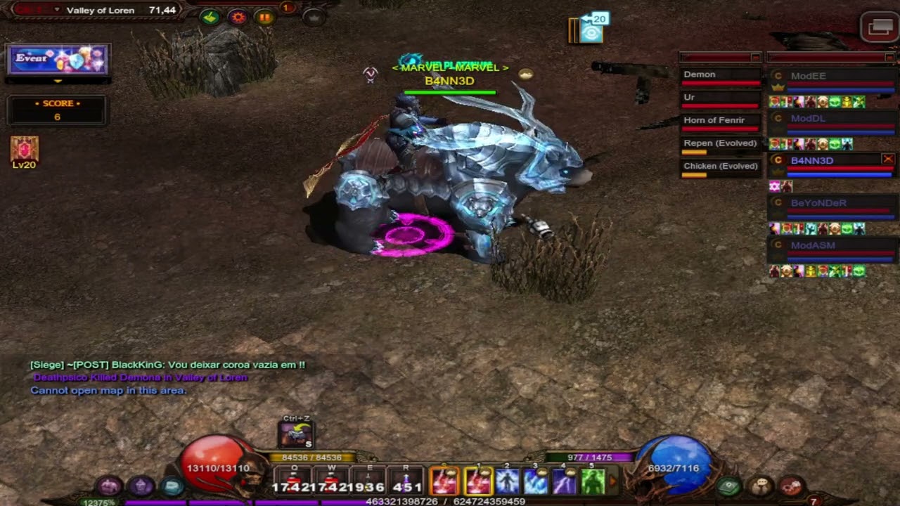 VortexMu Season 18 Castle Siege 27/01/24 Guild Marvel