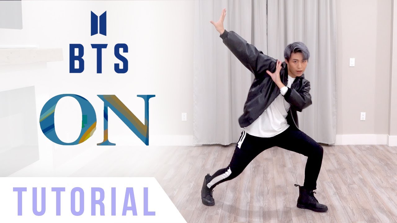 BTS   On Dance Tutorial Explanation  Mirrored  Ellen and Brian