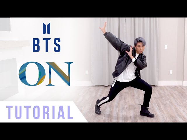 BTS - 'On' Dance Tutorial (Explanation + Mirrored) | Ellen and Brian class=