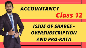 Comprehensive question from Shares | Pro rata allotment | Class 12 | Issue of shares