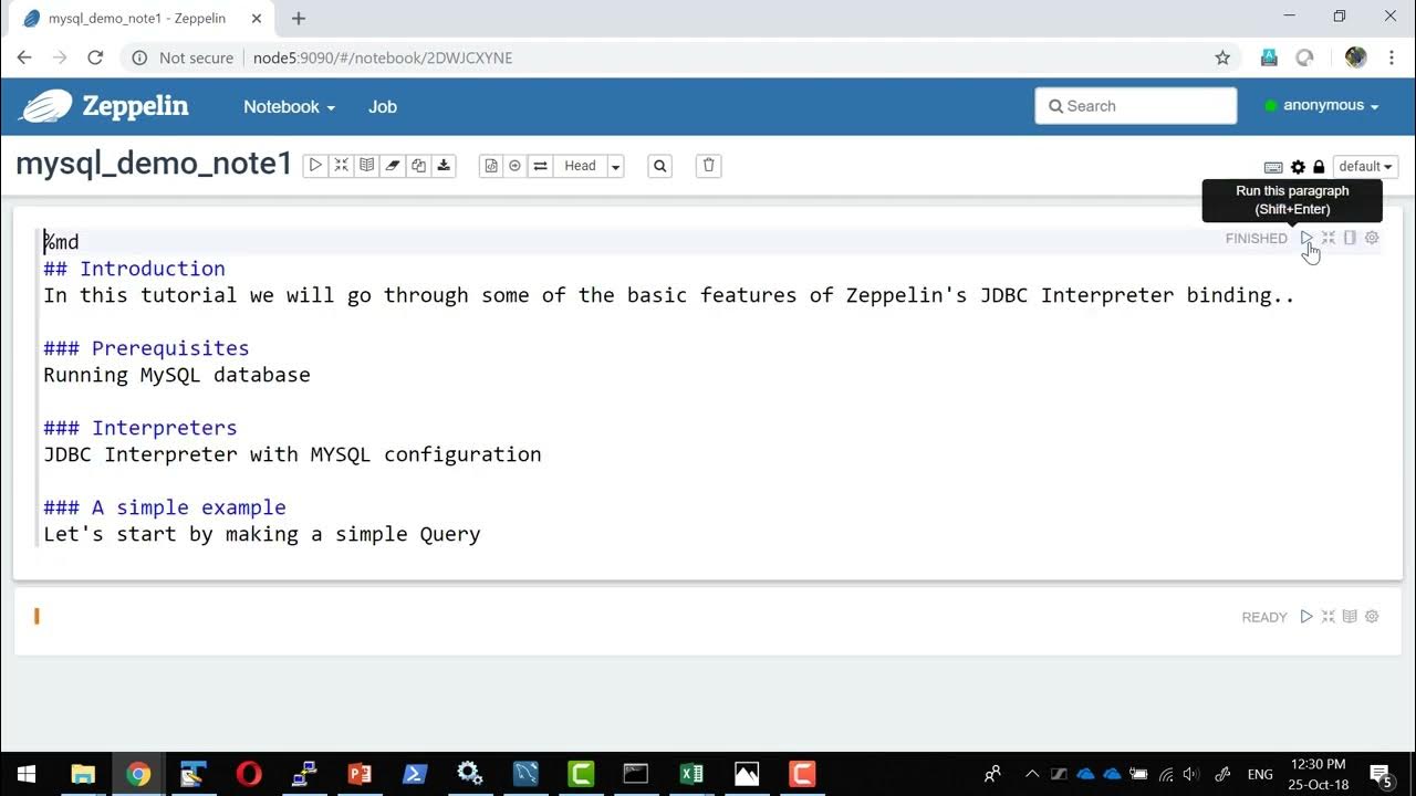 Apache Zeppelin Notebook Overview - YouTube